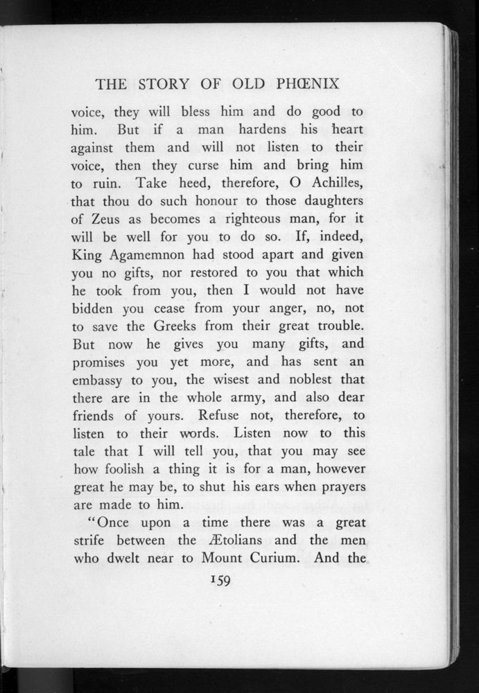 Scan 0169 of The Iliad for boys and girls