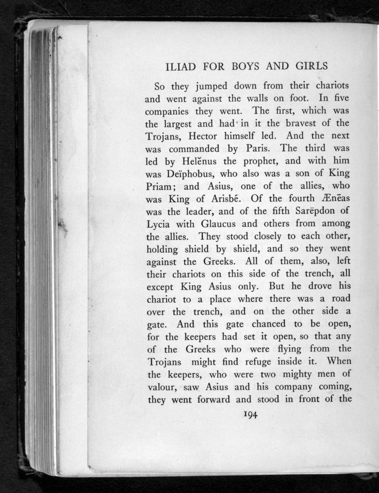 Scan 0206 of The Iliad for boys and girls