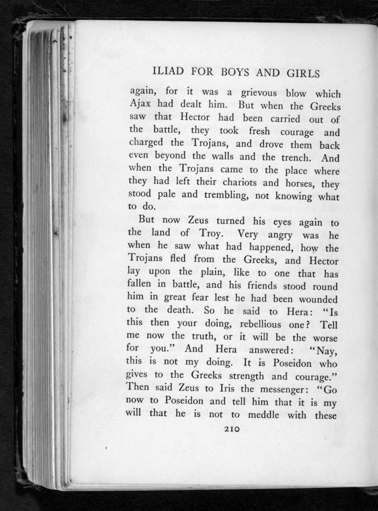 Scan 0224 of The Iliad for boys and girls