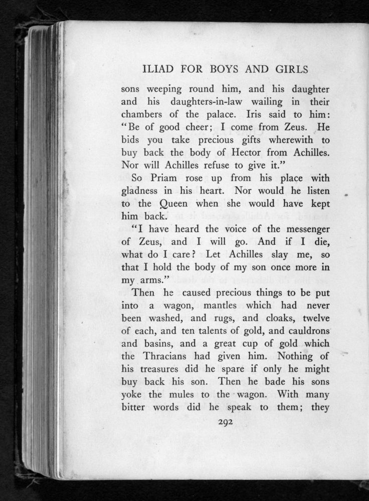 Scan 0316 of The Iliad for boys and girls