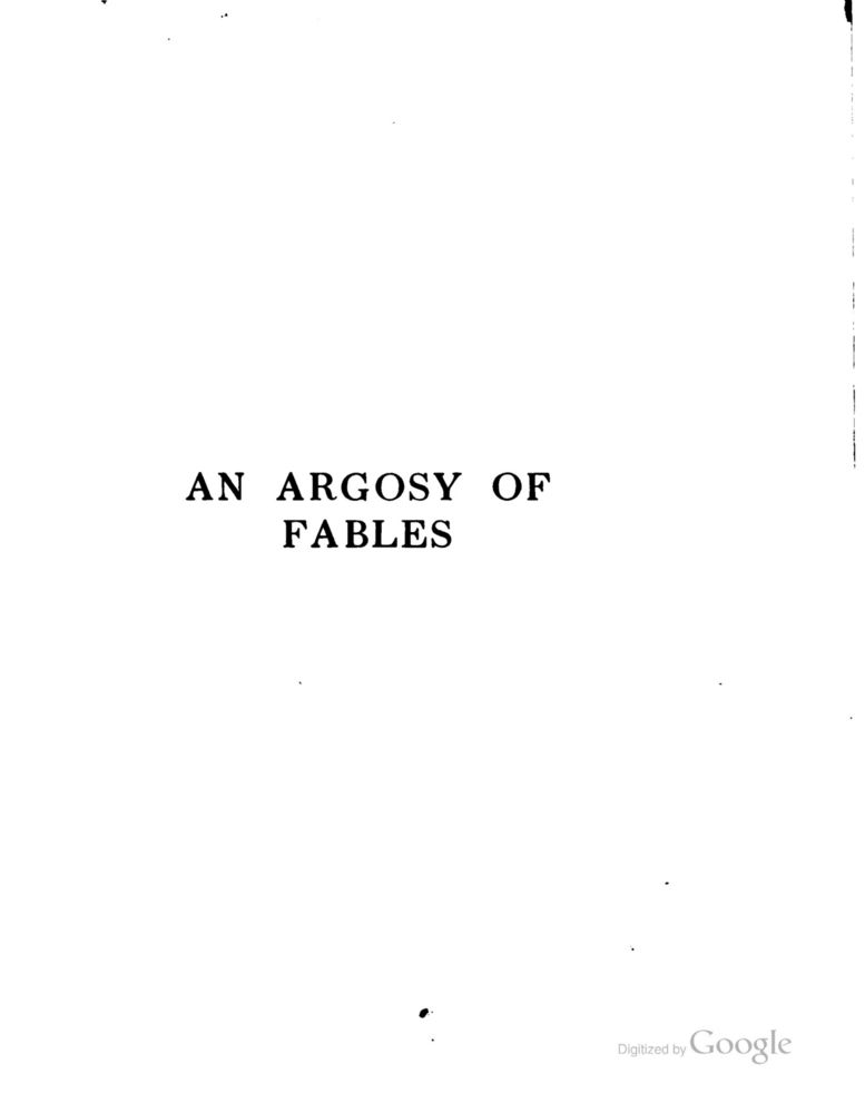 Scan 0005 of An argosy of fables