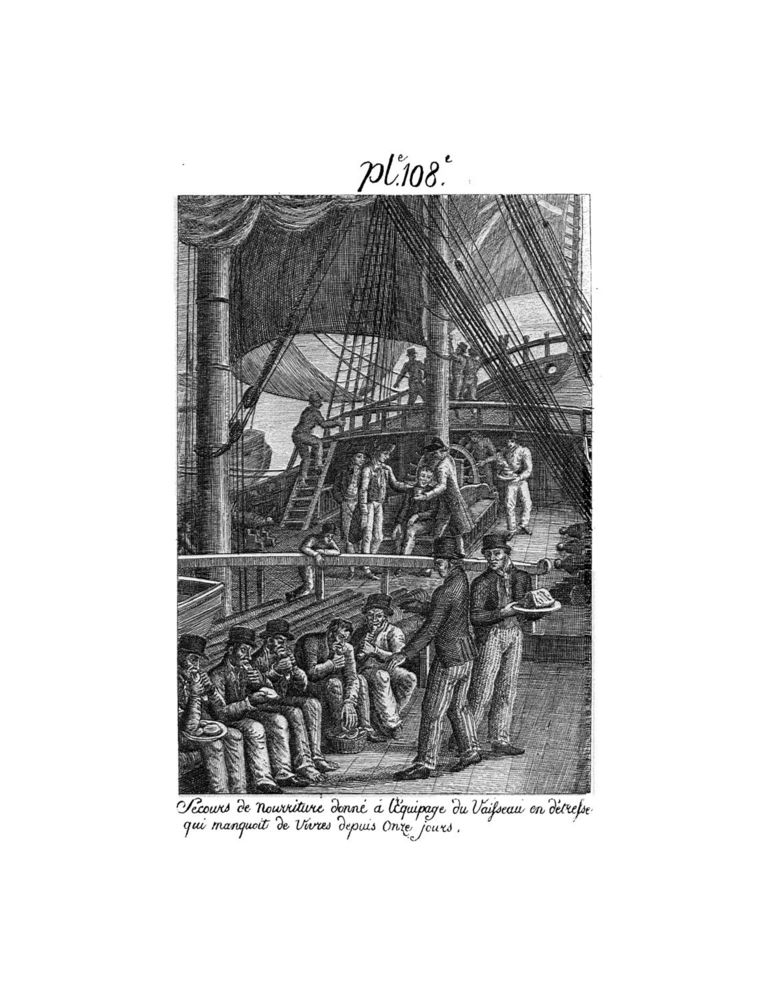 Scan 0221 of Collection de cent-cinquante gravures représentant et formant une suite non interrompue des voyages et aventures surprenantes de Robinson Crusoé