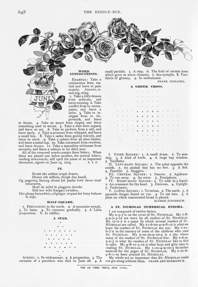 Scan 0082 of St. Nicholas. June 1891