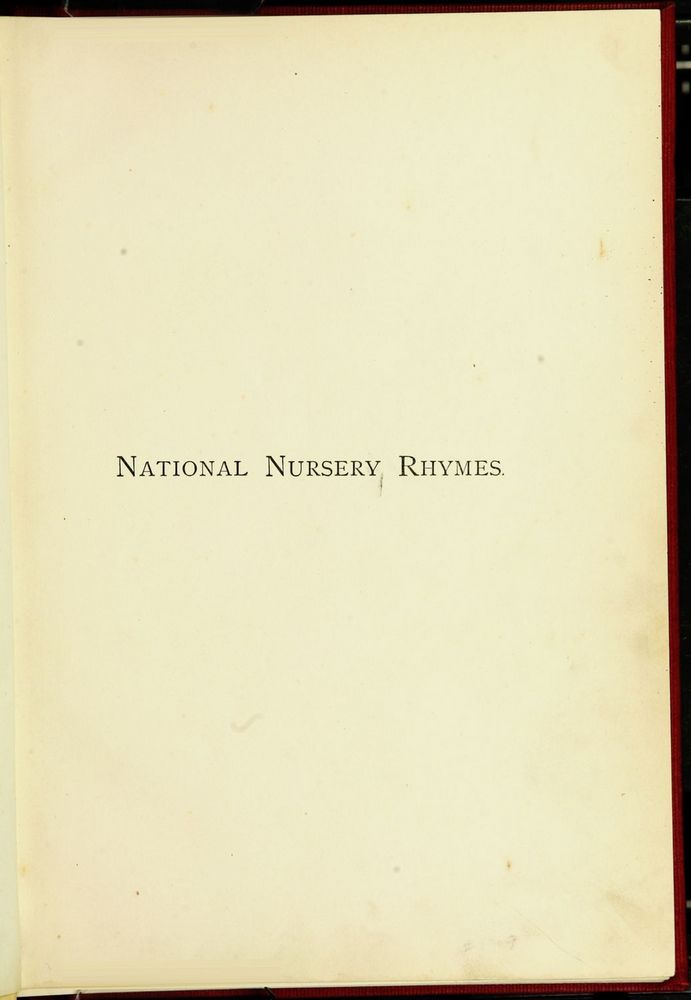 Scan 0007 of National nursery rhymes and nursery songs