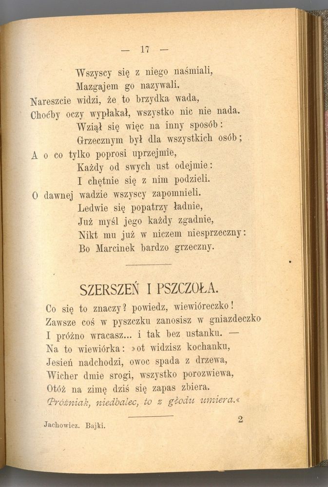 Scan 0035 of Bajki i powiastki Stanisława Jachowicza