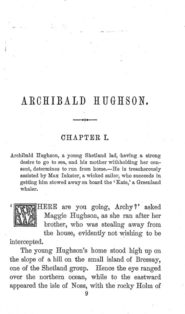 Scan 0013 of Archibald Hughson, the young Shetlander