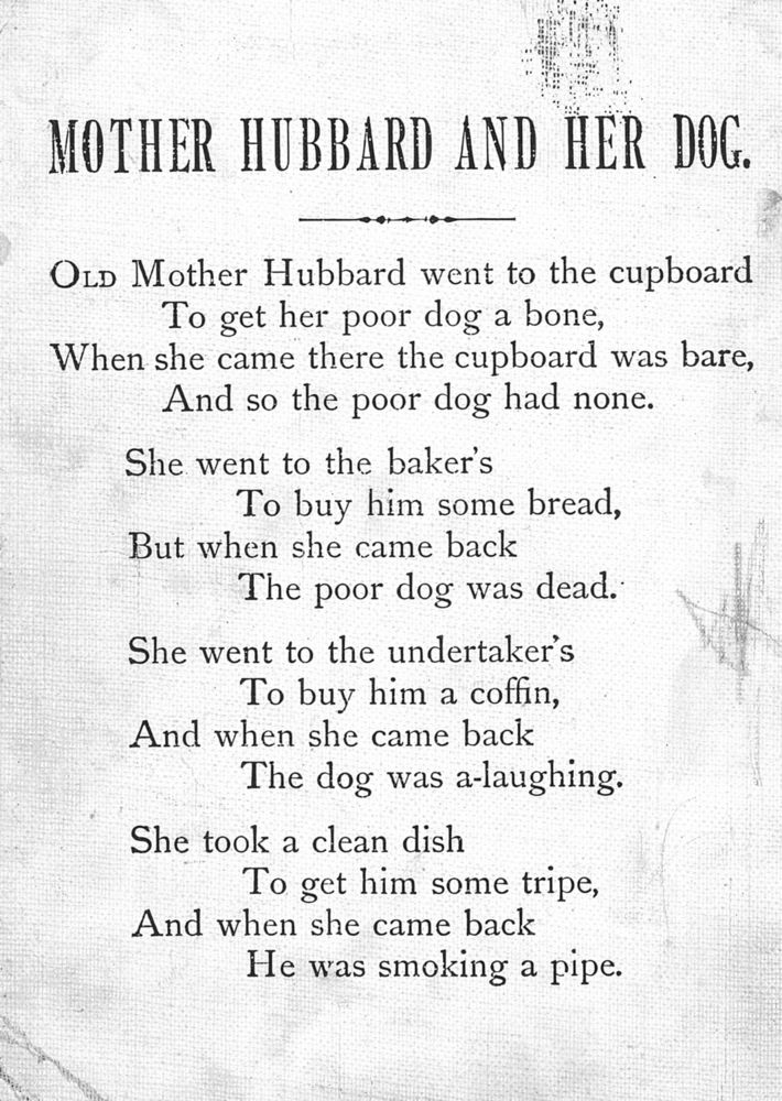 Scan 0004 of Mother Hubbard and her dog