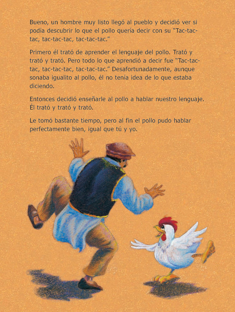 Scan 0007 of The silly chicken = El pollo bobo