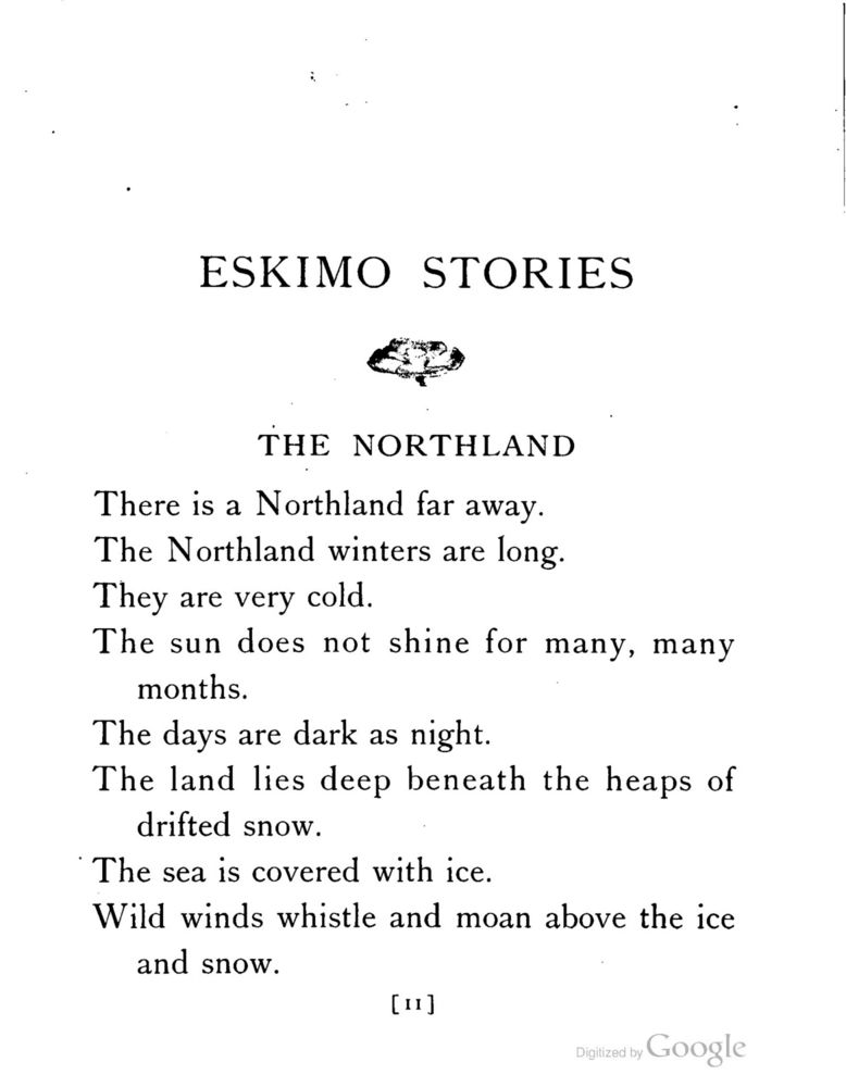 Scan 0017 of Eskimo stories